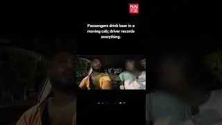 Passengers drink beer in a moving cab; driver records everything | News Arena India