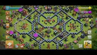 COC Goblin base(16-26), hero attack 