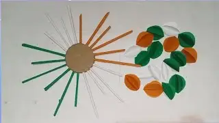 Republic day special paper craft#wall hanging decor idea craft