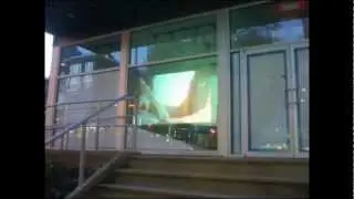 GlassVu CT88 Rear Projection Screen + Sales Centre