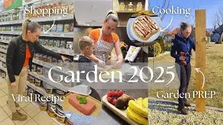 Daily Life in Slovakia 🇸🇰| Planning the Garden for 2025 | inTHEmiddle of Cooking | Shopping Vlog 🛒