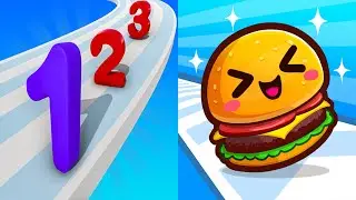 Number Master VS Food Run 🔵🍔🔵 All Levels Gameplay Android, ios (Part 218)