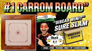 @ChinmayGharat24 🪙 SISCAA WINIT SURESLAM Carrom Board &ndash; Honest Unboxing, Real Review & Price Check!