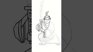 How to draw Samurai Jack #shorts