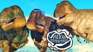 Кархародонтозавр, Юв - Взрослый! НОВАЯ карта INSANOOO COMBAT+!  l Prior Extinction l ROBLOX l BR