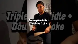 Triple paradidle + Double stroke #rudimentos #tripleparadiddle #doublestroke