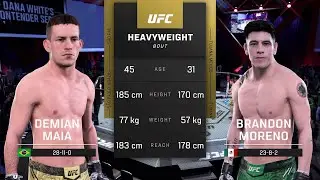 DEMIAN MAIA v BRANDON MORENO / Men's Openweight Tournament Last 256 / UFC 4