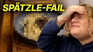 SP&Auml;TZLE schaben geht SCHIEF - wir wollten nur K&auml;sesp&auml;tzle :(