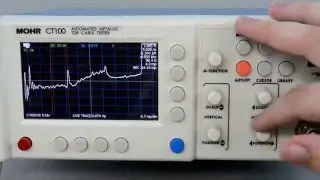 TDR Cable Tester - Distance to Fault (DTF) (MOHR CT100 Ch. 5) Time Domain Reflectometer