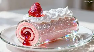 Satisfying AI ASMR Glass Cake Cutting Video (Part 1) | AI ASMR