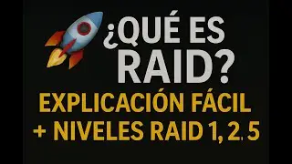 🚀 &iquest;Qu&eacute; es RAID? Explicaci&oacute;n f&aacute;cil + Niveles RAID 0, 1 y 5 con ejemplos y ventajas