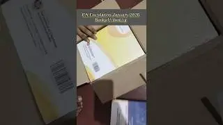 CA Foundation Jan 2026 Books Unboxing 📚 ।। ICAI Books Unboxing 💫 #cafoundation #icai #2025 #study .