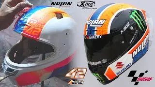 How To Paint Alex Rins Helmet | Nolan X-lite X-803 RS UC | MotoGP