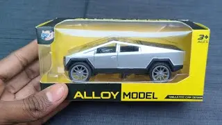 Tesla Cyber Truck Alloy Model 1:36 Scale Car Unboxing | Unboxing ASMR | Review Pluse 