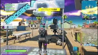 Fortnite*week 4 challenges: dance in front a camera at sweaty sand