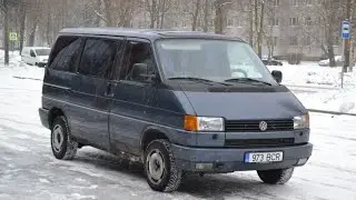 VW T4 Multivan -94 2.4D Cold start  @ -10&deg;C