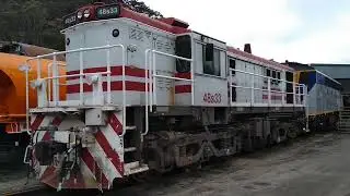 Alco RSD8 Australiana cabine veja de perto.