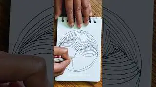 zentangle patterns ✨✨ #3d #art #doodleart #drawing #easydrawing #satisfying #zentangle #doodle