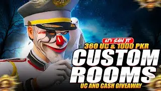 LIVE 🔴 PUBG MOBILE CUSTOM ROOM | UC & CASH REWARDS | Room ID & Password | 6T9 SAM YT #pubgcustomroom