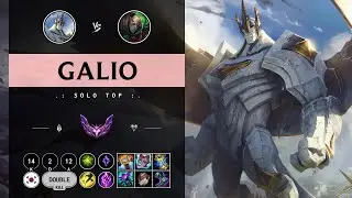 Galio Top vs Singed - KR Master Patch 14.9