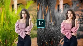 Lightroom dark and orange effect photo editing tutorial in mobile || preset download free||