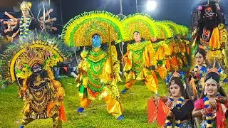 First in Durga Puja in new dress/Kartik karmakar natun dress chhau nach/cho nach/star purulia