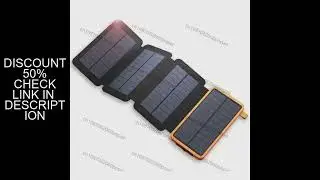 Solar Power Bank Cross-border Hot-selling Tianneng Folding Solar Mobile Power Solar Powe R Bank Fast
