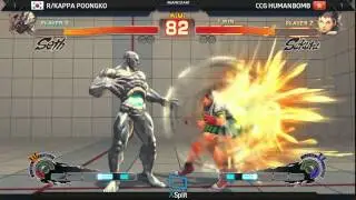 Double Elimination - Top 8 Winners - R/Kappa Poongko (Seth) Vs. CCG Humanbomb (Sakura)
