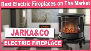 Jarka&Co 25 Inch Portable Electric Fireplace Heater - Best Electric Fireplaces on The Market