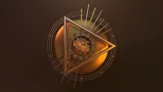 Abstract Floating Kinetic Metal Alien Technology Artifact Relic Art 4K DJ Visuals Loop Background