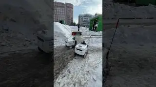 #Роботы и пандус #Ровер #Раменки #Яндекс #пандус