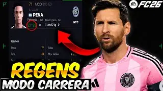 🔥COMO ENCONTRAR los MEJORES REGENS en MODO CARRERA de FC 26!😱✅
