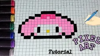 Melody Pixel Art - How to draw melody #pixel #melody