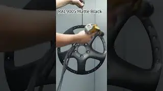 RAL9005 Matte Black Powder Coatings