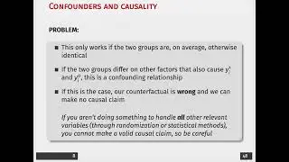Week 2, Lecture 4, Part 3: Confounders
