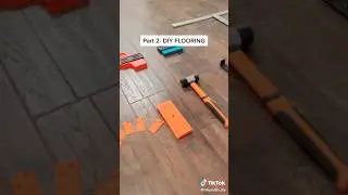 Часть 2. Укладка пола своими руками. #DIY #fyp #remodel #fixerupper