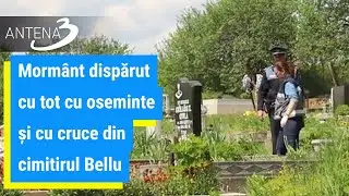 Mormânt dispărut cu tot cu oseminte și cu cruce din cimitirul Bellu