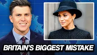 Colin Jost Hilariously ROASTS Meghan Markle on Live TV