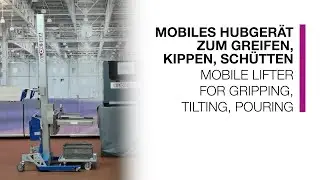 BLOKSMA &bull; Mobiles Hubger&auml;t greifen, kippen, sch&uuml;tten &bull; mobile Lifter gripping, tilting, pouring