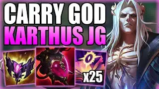 KARTHUS JUNGLE IS AN ABSOLUTE GOD AT CARRYING SOLO Q GAMES! - Gameplay Guide League of Legends