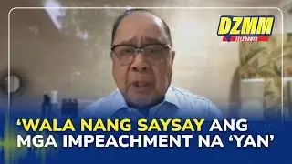 Possible impeachment vs. Marcos, Duterte may not be supported in House: Puno | (15 January 2026)