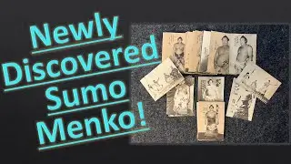 Rare 1940s Sumo Wrestling Menko Cards from Japan!