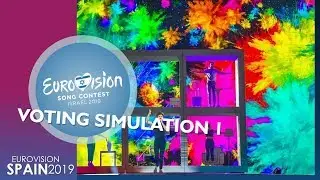 EUROVISION 2019 | VOTING SIMULATION (JURY VOTING) 1/4