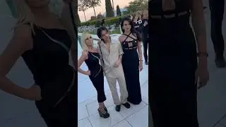 Hyunjin with Dua lipa & Donatella Versace 😍 #hyunjin #straykids #kpop #dualipa  #shorts