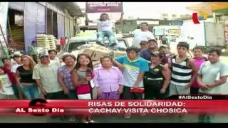 Risas y solidaridad: Cachay visita Chosica
