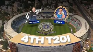 The heat is turning up as India takes on New Zealand in the high-stakes 4th T201!🇮🇳🇭🇲 #cricketsport.