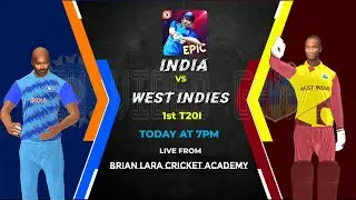 Highlights : 1st T20 - IND v WI - India vs West Indies | Epic Cricket Big League Game | 3rd August