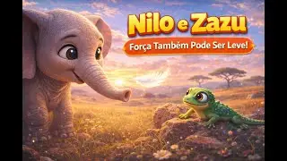 🐘✨ Quando a Força Aprende a Ser Leve | Histórinha Infantil Encantadora
