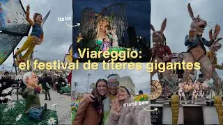 Así es el carnaval de títeres gigantes más famoso del mundo! (Vlog Viareggio, Italia)
