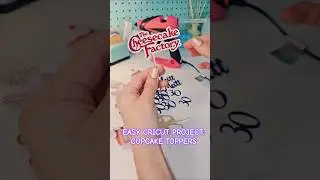 Easy Cricut Project: CUSTOM CUPCAKE TOPPERS W @koalapaper6418 #handcraft #cricutcrafts #toppers
